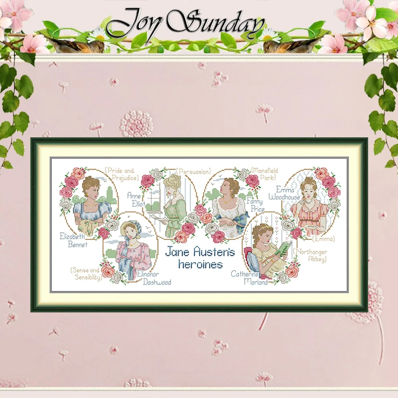 Embroidery World - Kit de Bordado Ponto Cruz Contado