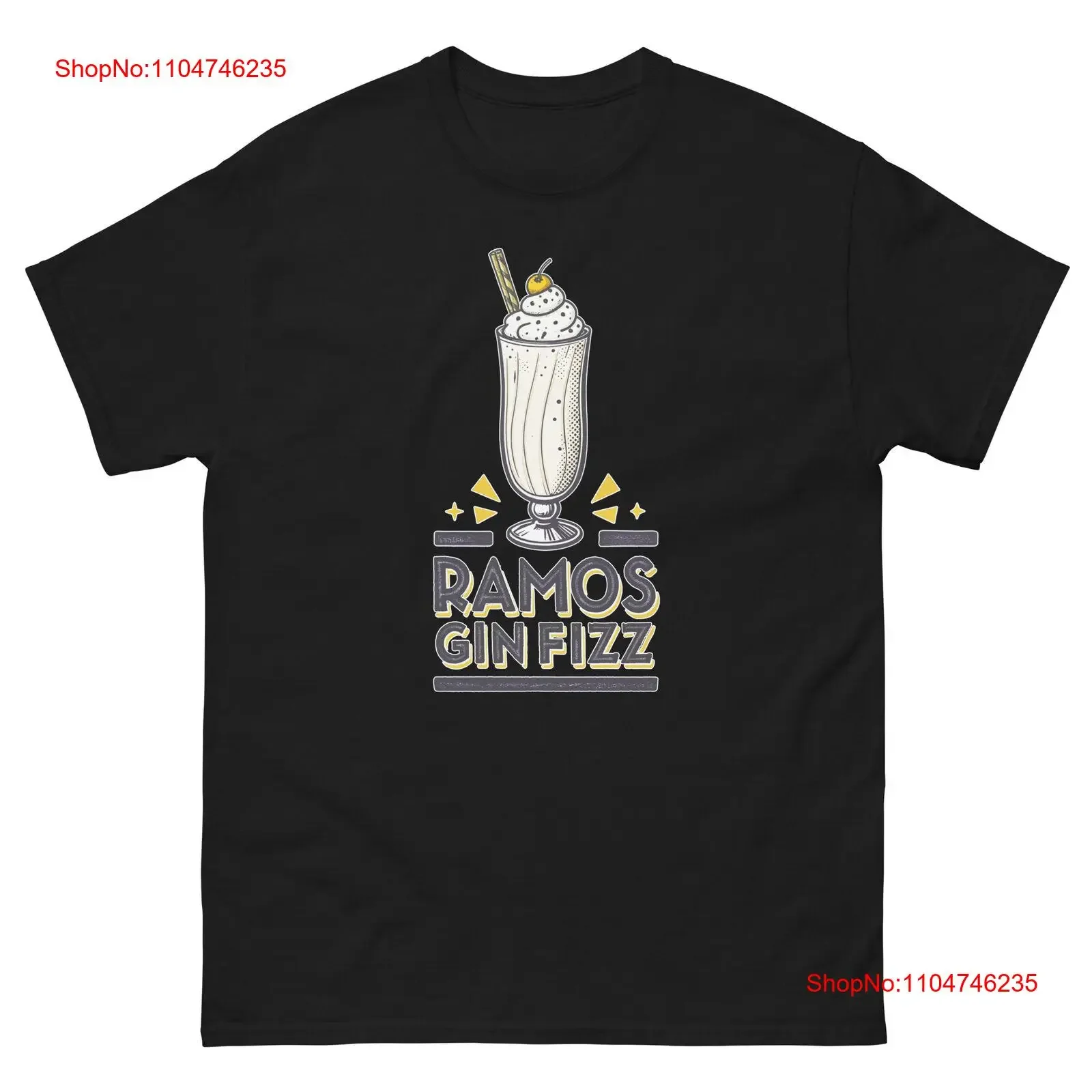 Ramos Gin Fizz bebida deliciosa bebida Popular camiseta vintage lavado versátil ropa de calle Unisex moda cómoda ligeramente