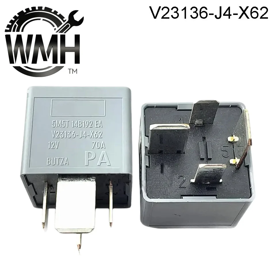 

1 шт. Оригинальное новое реле 5M5T-14B192-EA V23136-J4-X62 12В 70А 4-контактное для электронного вентилятора Ford Escape
