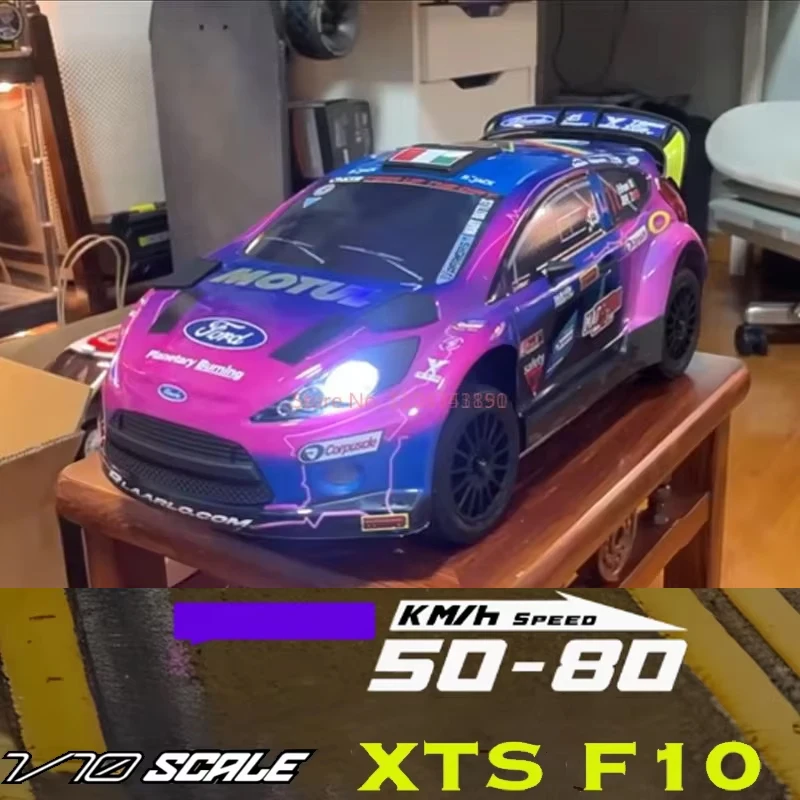 

LLL XTS F10 Раллийный автомобиль 1/10 RC Автомобиль с дистанционным управлением из углеродного волокна с полным приводом для дрифта и гонок по бездорожью Модель моделирования