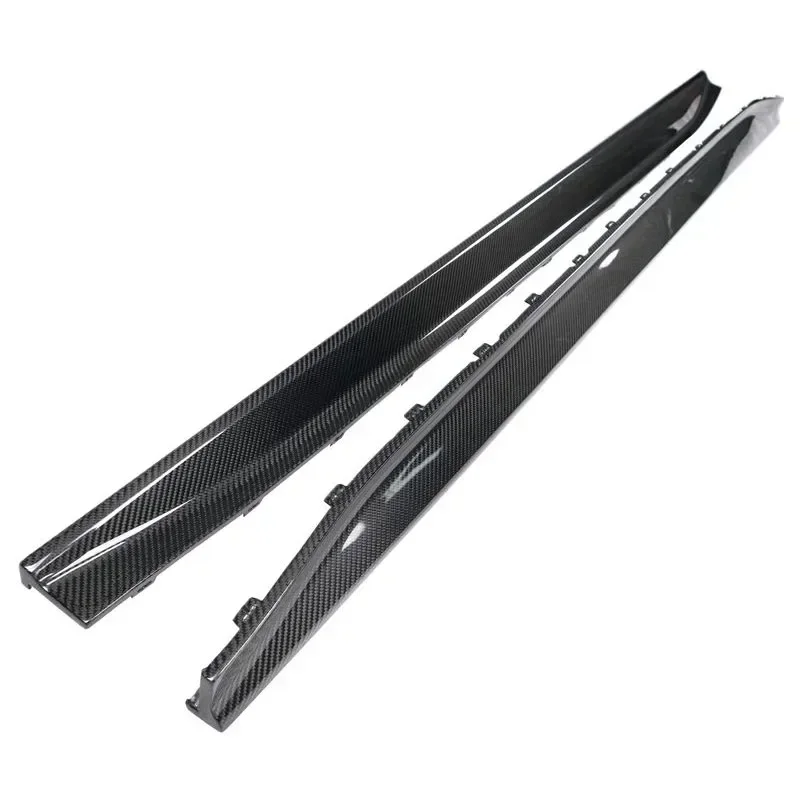 

For BMW M3 G80 M4 G82 OEM Style Dry Carbon Fibre Side Skirts Body Kits Car Accessories Styling Mouldings Spoiler Side Fin Flaps