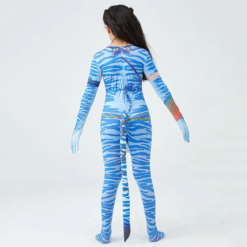 أفاتار طريق زي الماء للأطفال ، بدلة تنكرية للأولاد والبنات ، عيد الميلاد وحفلة عيد الميلاد ، ملابس أطفال