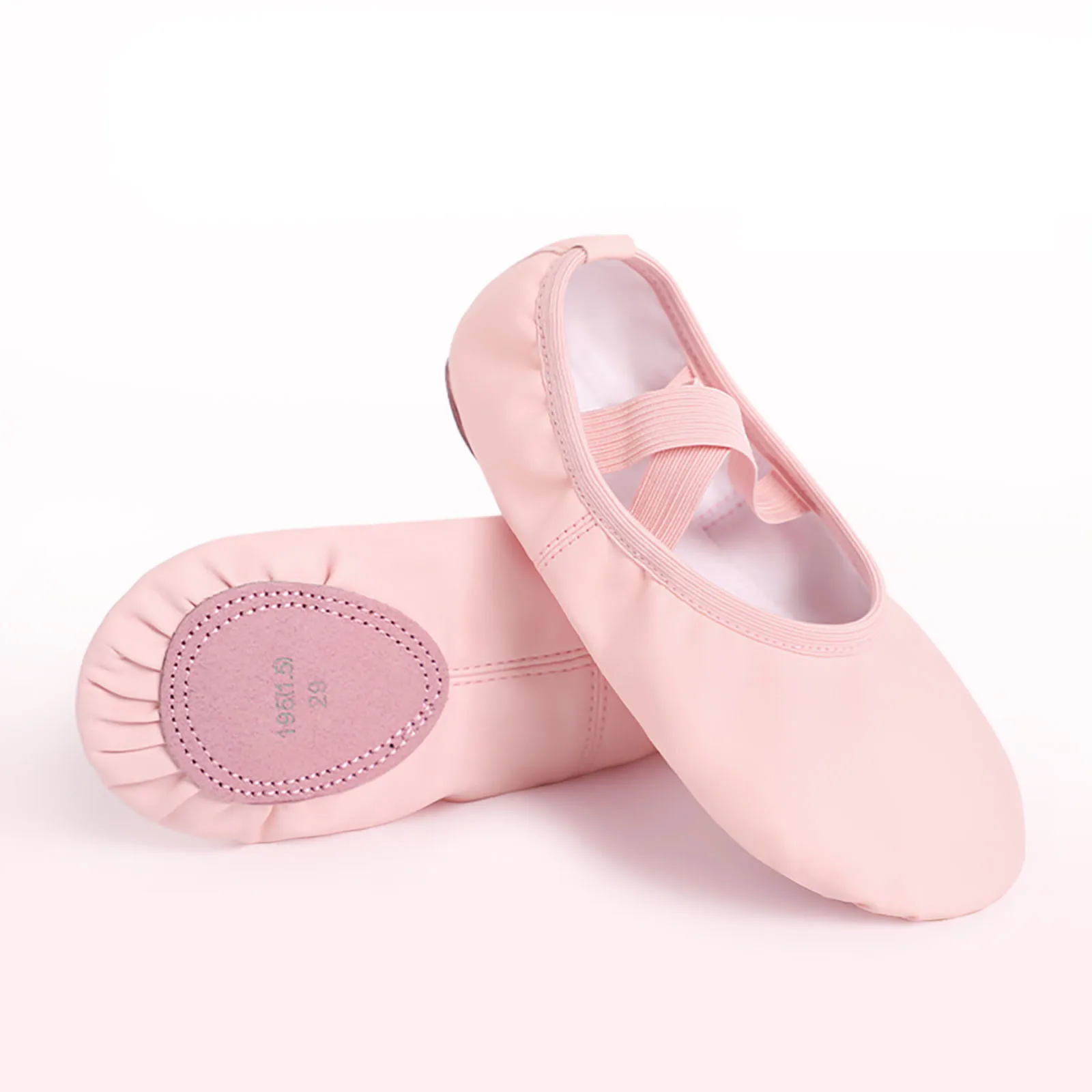 

Kids Leather Exercise Yoga Shoes Ballet Slippers for Dancing Practice Shoes 24-34 Ballet Shoes for Girls Training Shoes