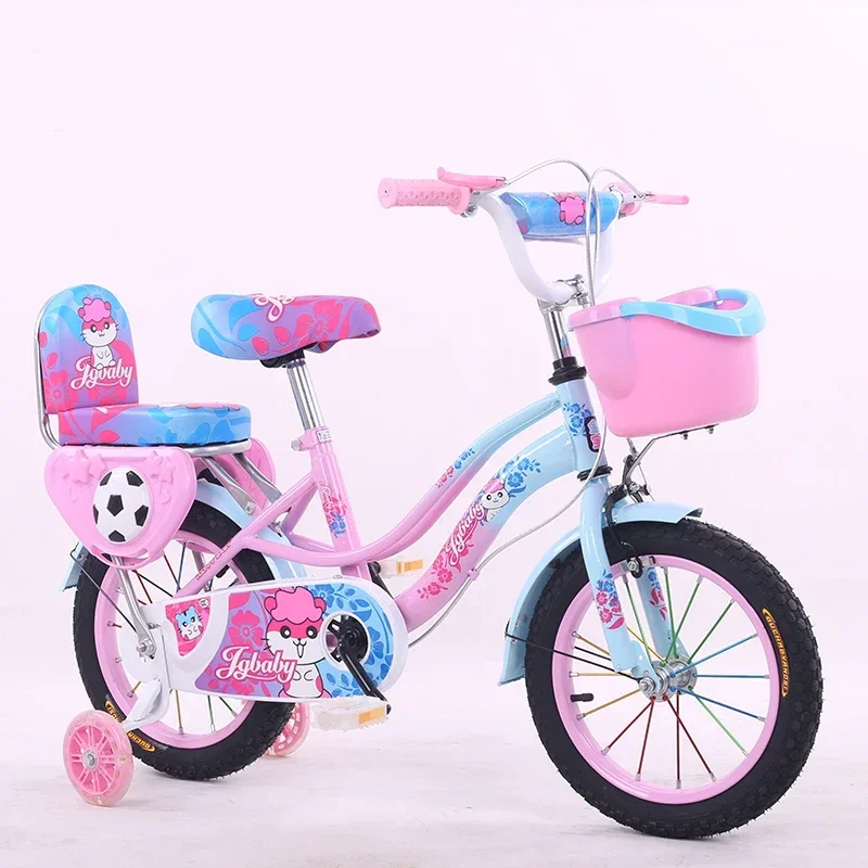 2022 new 14 16 18 inch factory wholesale price pink bicycle for girls child bike for sale kids pink girl child bike