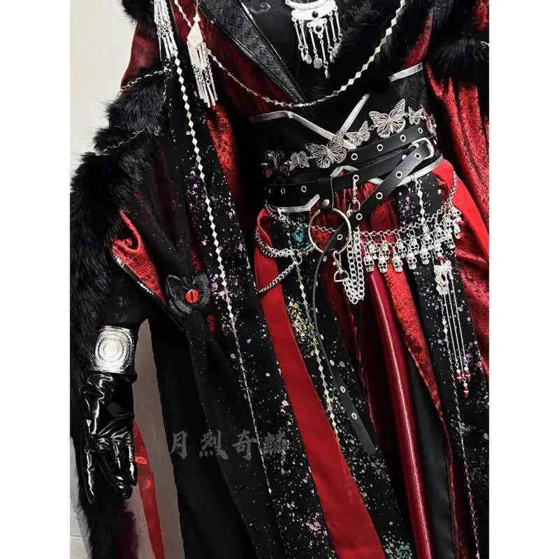 أزياء الكبار بدلة الهالوين أنيمي مجموعة كاملة تيان غوان تشي فو هوا تشنغ شبح الملك 2.0 طبعة رائعة تأثيري القديمة #4