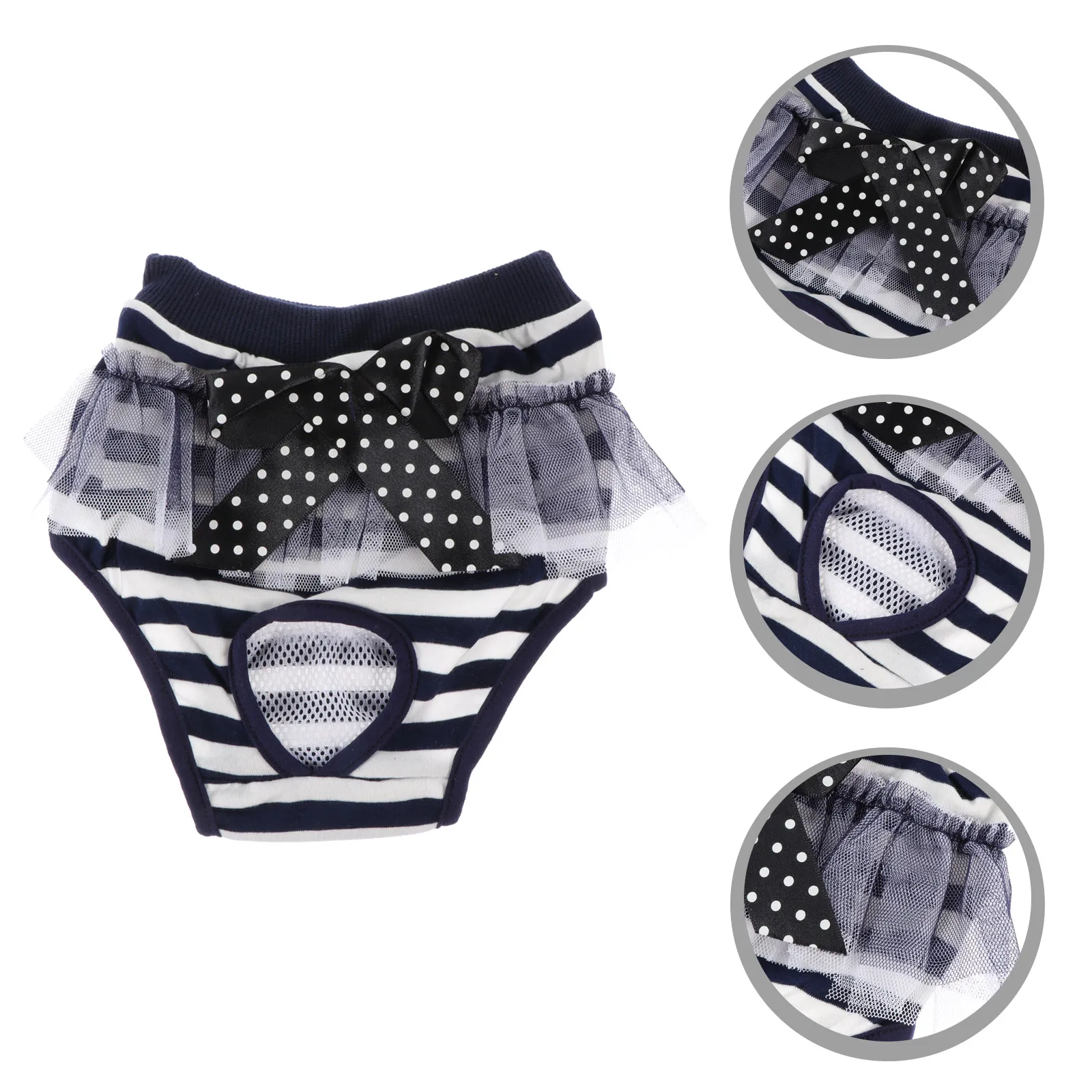 

Pet Physiological Pants Comfortable Dog Diaper Puppy Supply Accessory Grooming Cotton Breathable