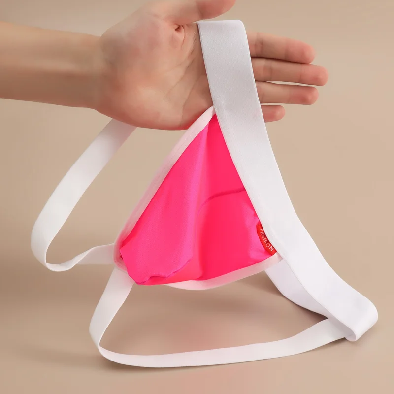G String Thongs Men Backless Jockstrap String Low-Rise T-Back Underwear Sports Breathable Sexy Tight U Convex Pouch Lingerie