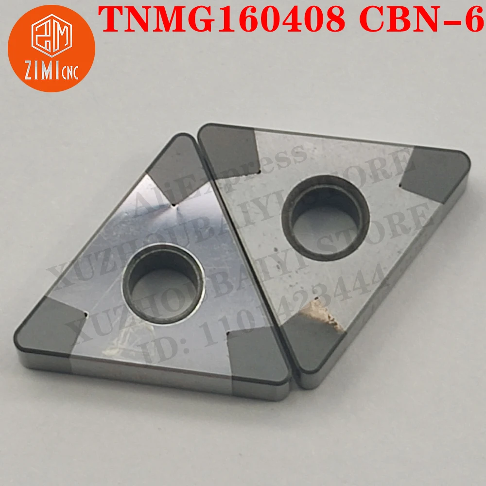TNMG160408 CBN-6 Boron nitride diamond carbide Insert quenched steelturning tool TNMG Blade metal lathe mechanical cutting tools