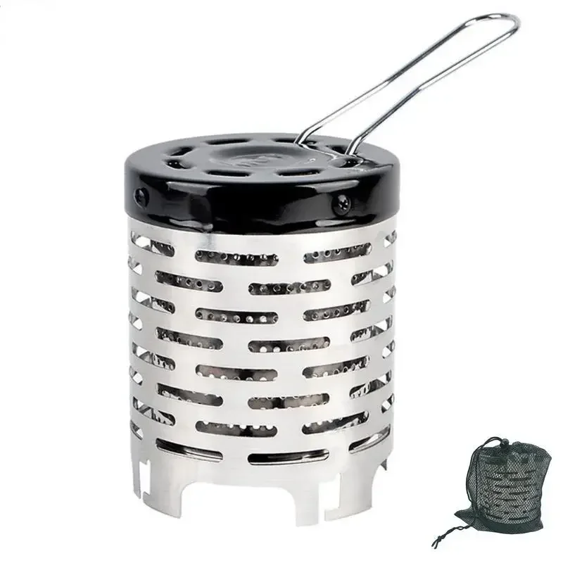 

Mini Gas Heater Stove Wear-resistant Outdoor Camping Portable Steel Warmer Heating Cover Equipment Plancha barbacoa Kamado grill