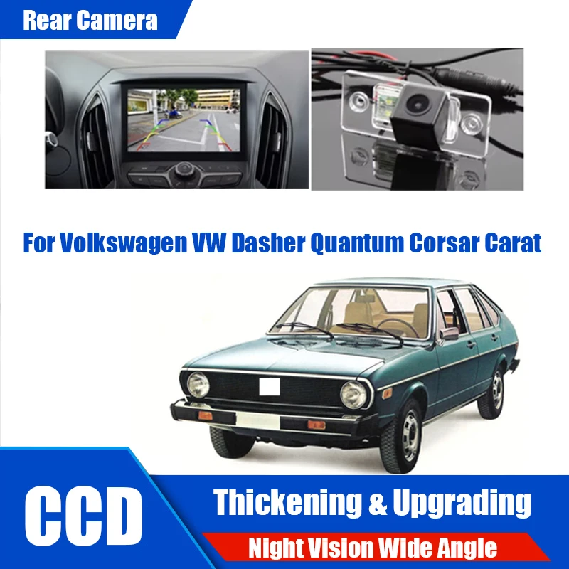 

Car Reverse Rear View Auto Camera For Volkswagen VW Dasher Quantum Corsar Carat CCD Full HD Night Vision Backup Parking Camera