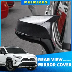 For Toyota RAV4 2019 2020 2021 2022 Accessories Car Rearview Mirrors Cover Trim ABS Chrome Exterior Decoration Car Styling