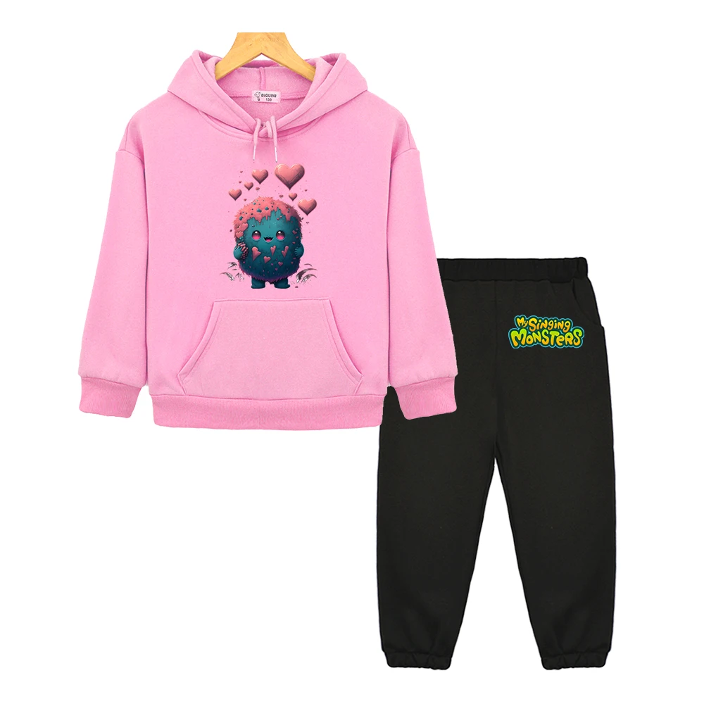 

Game Cartoon My Singing Monsters Hoodies Long Sleeve Boys and Girls Sweatshirts Hooded Pullovers Kawaii Children Soft Cute Hoody