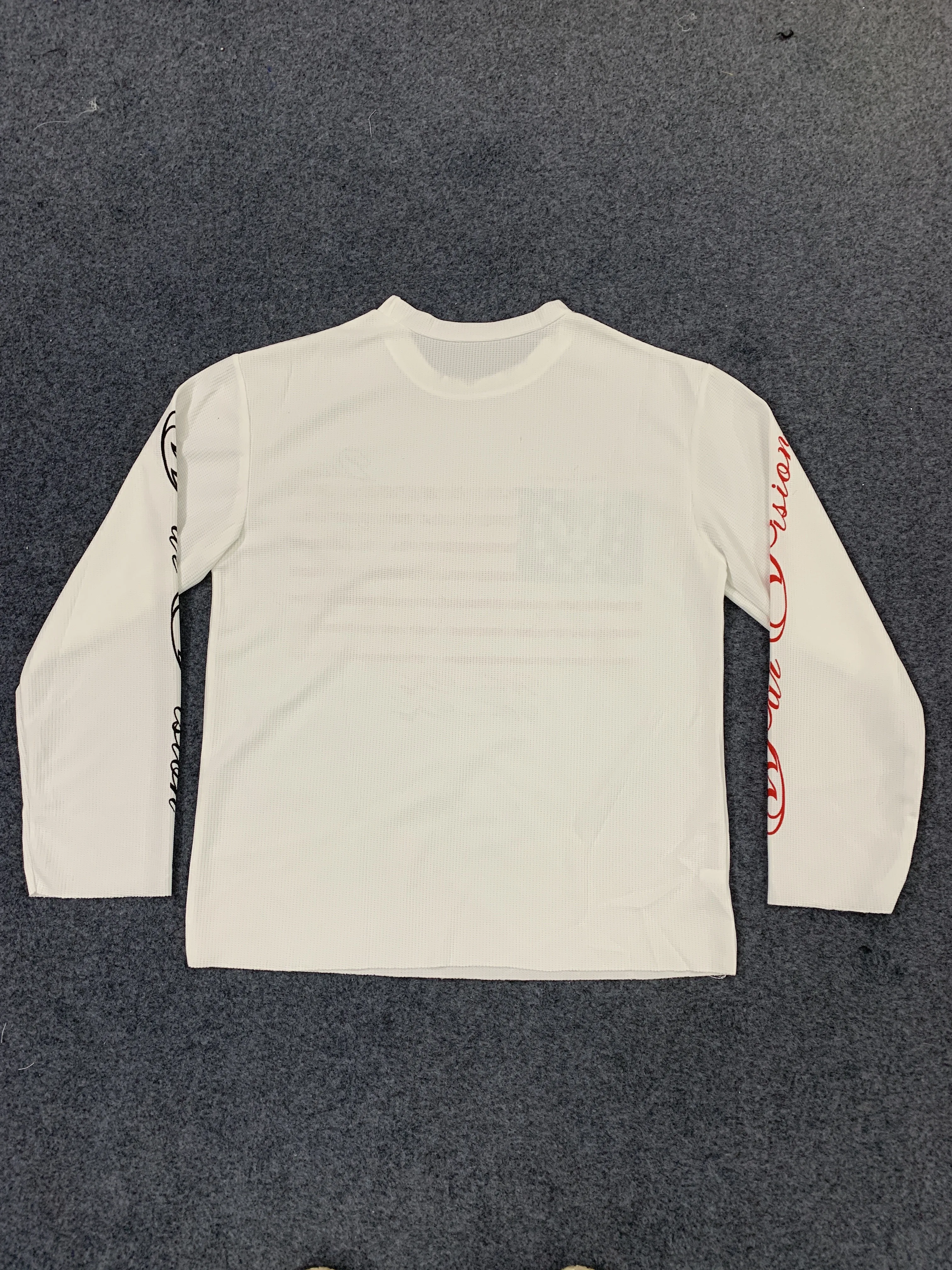 New autumn 2026 Y2K American retro flag print waffle style trendy street fashion casual versatile niche long sleeved top ins - view 4