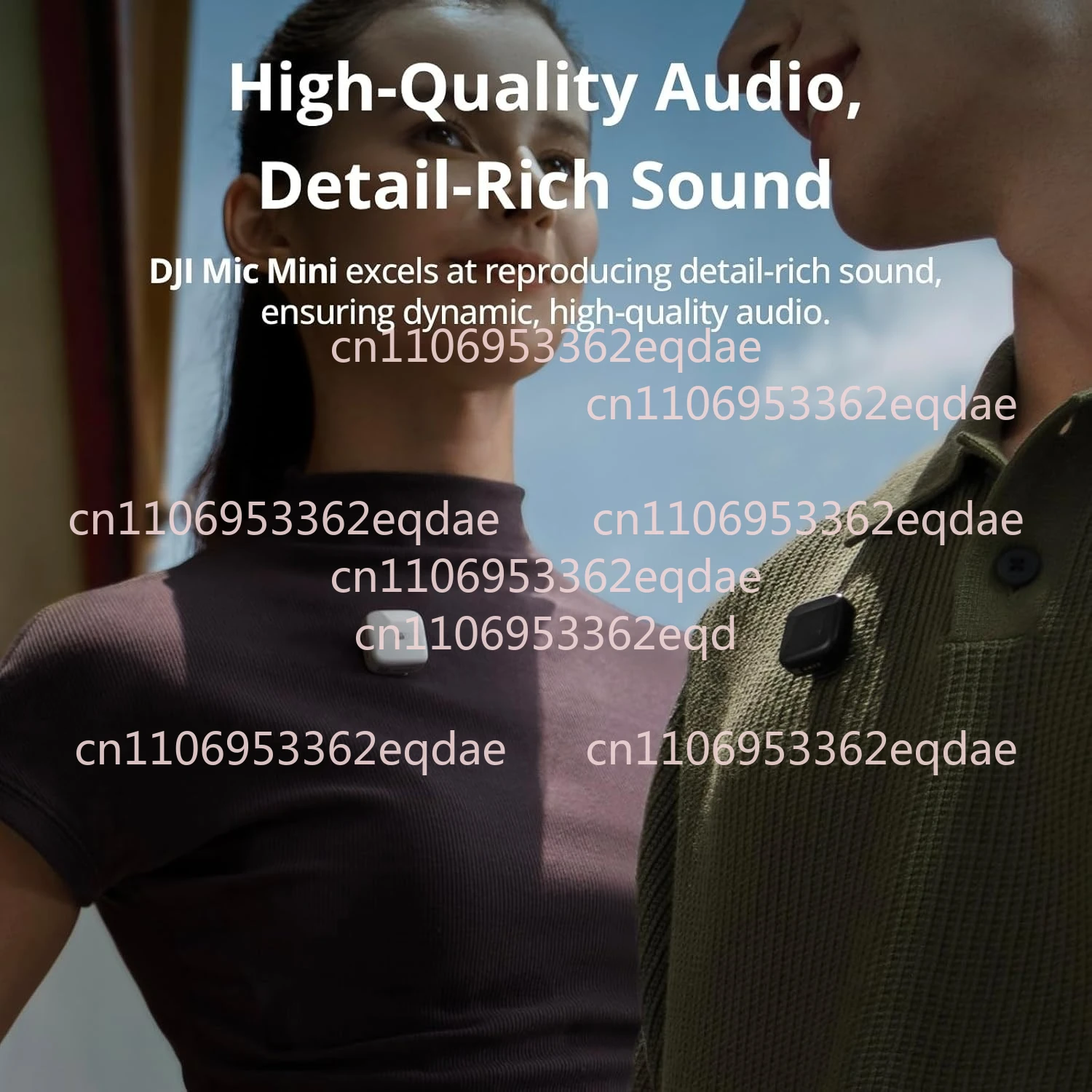 لـ DJI Mic Mini Wireless Lavalier Microphone لـ DJI Action 5 Pro وOsmo Pocket 3 ™