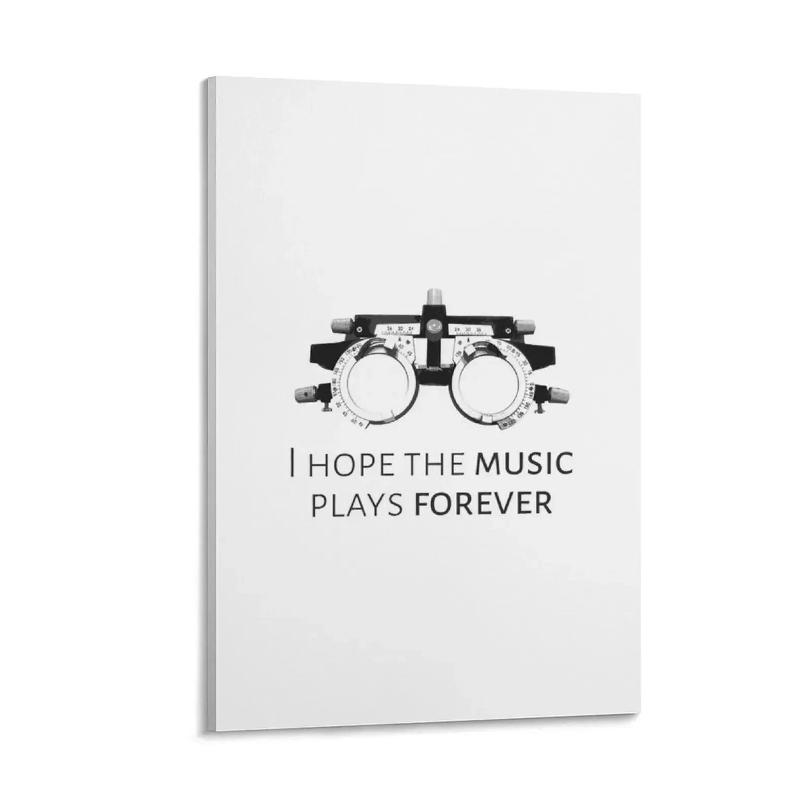 

I hope the music plays forever (light background) Canvas Painting decorations for the room Decor for room photos for living room
