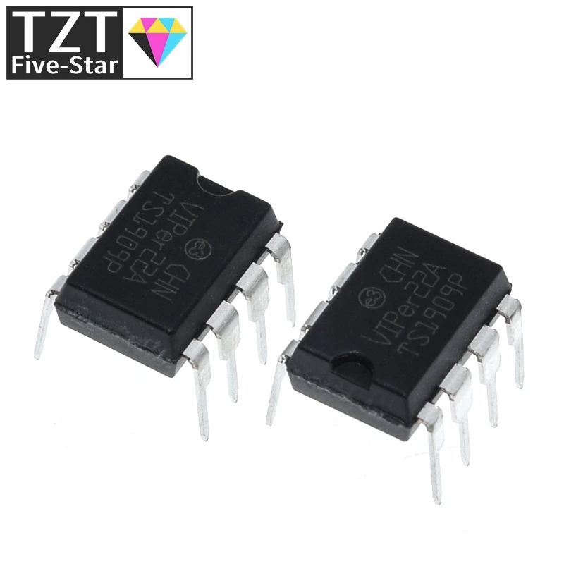 10pcs/lot VIPer22A DIP8 VIPer22 DIP new and original IC In Stock