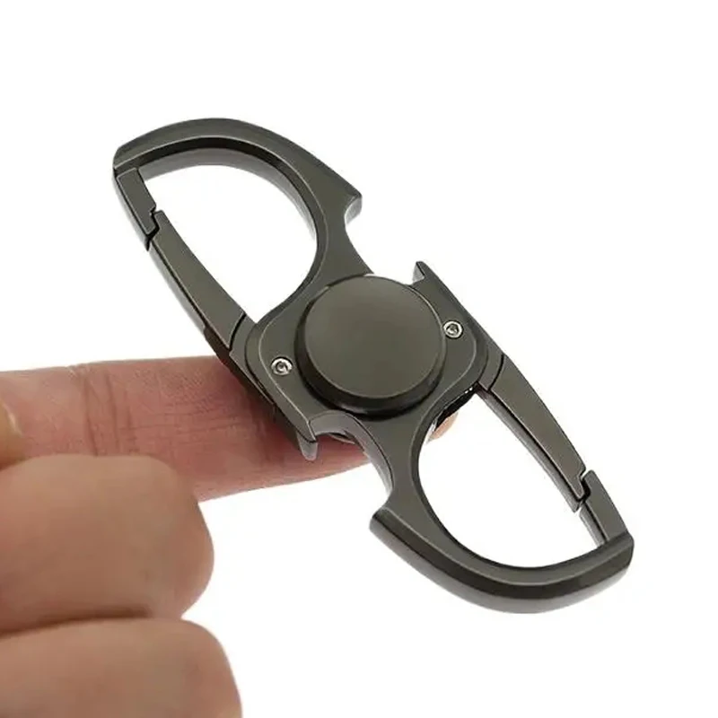 Portachiavi apribottiglie Fidget Spinner Gadget EDC ADHD Ansia Giocattoli antistress Regali novità per adulti Ragazzi adolescenti