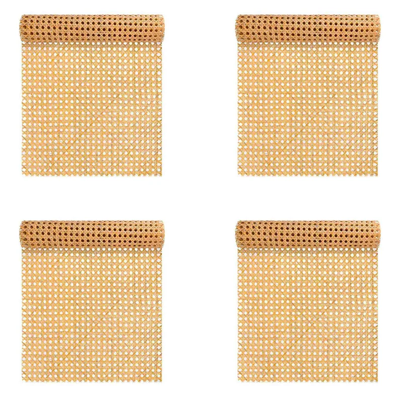 

VOFUN-4Pcs 16-дюймовая широкая натуральная ротанговая тесьма длиной 40 дюймов (3,3 фута), ротанговая тесьма в рулонах для мебели, стульев, шкафов