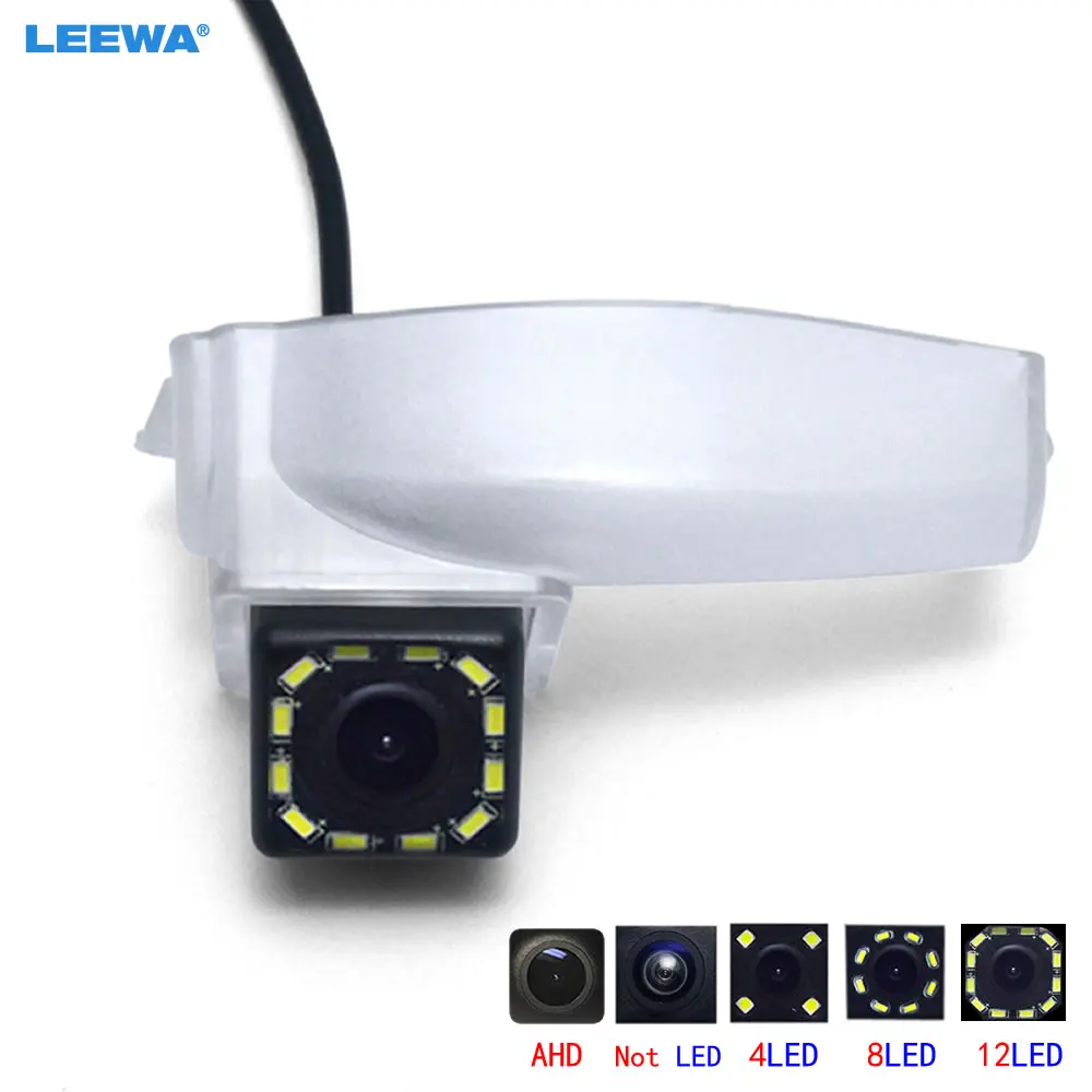 

LEEWA Special Reverse Rear View Car Camera with LED Light For Mazda2 Mazda3 Parking Backup Camera HD #CA1262