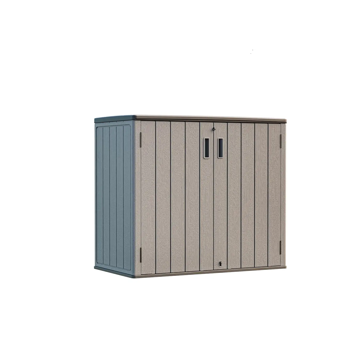 

37 Cu.Ft Outdoor Storage Shed Weather Resistant, Multi Functional | Double-Wall Resin Storage Sheds & Outdoor Storage Box Waterp