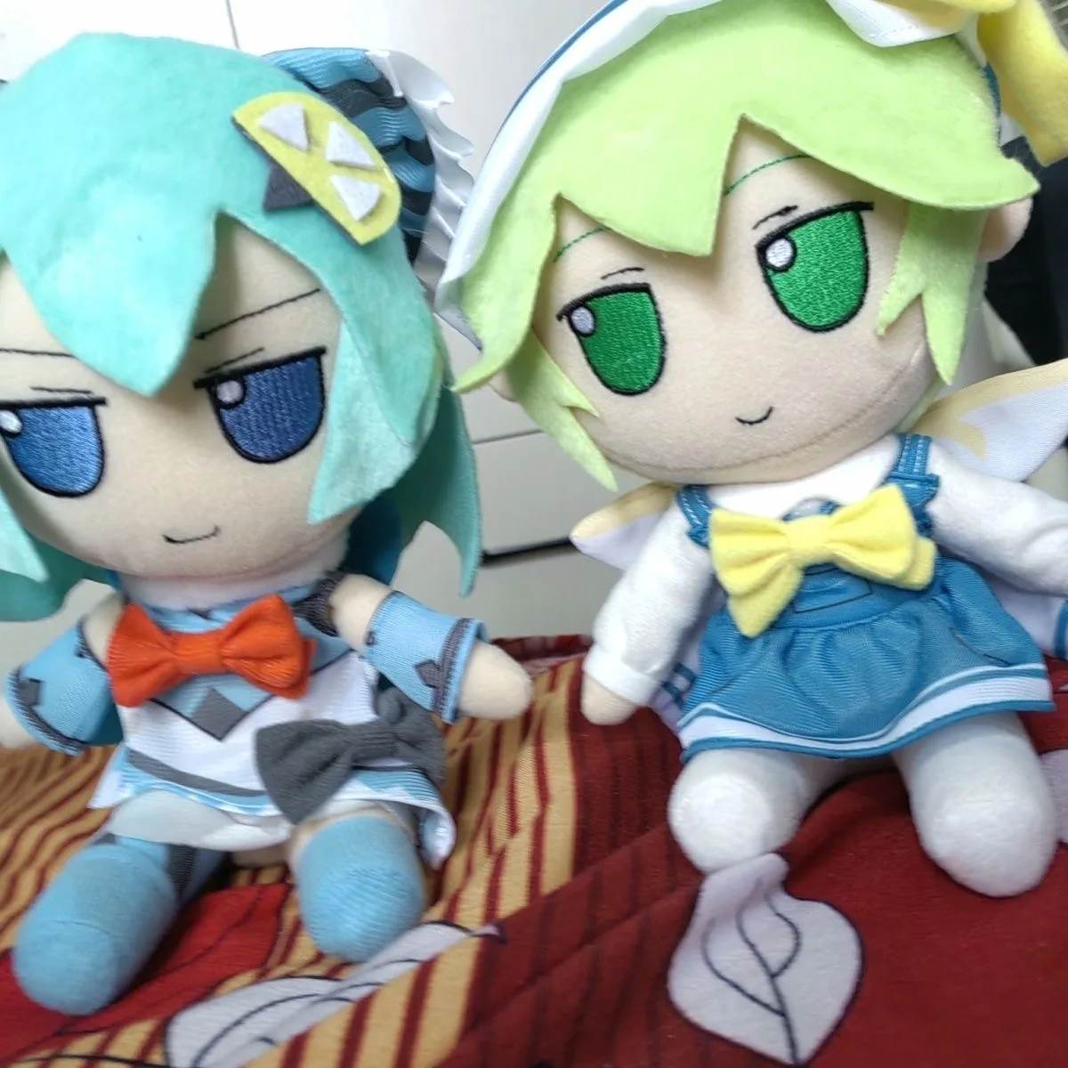 

20cm TouHou Project Plush Toys Cute Soft Stuffed Fumo Cosplay Great Fairy Cirno Pillow Dolls For Kid Birthday Christmas Gift