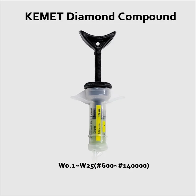 1PCS แหล่งกำเนิดสินค้า KEMET Abrasive Paste Polishing Paste Compound Kemet หล่อลื่นของเหลวและน้ำมันความสามารถในการละลาย Lapping Paste