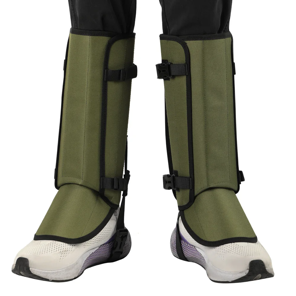 Snake Bite Proof Leg Gaiters, Anti-Scratch Knee & Leg Sleeves, Snowproof Shoe Covers for Outdoor Hiking Camping Protection - view 5