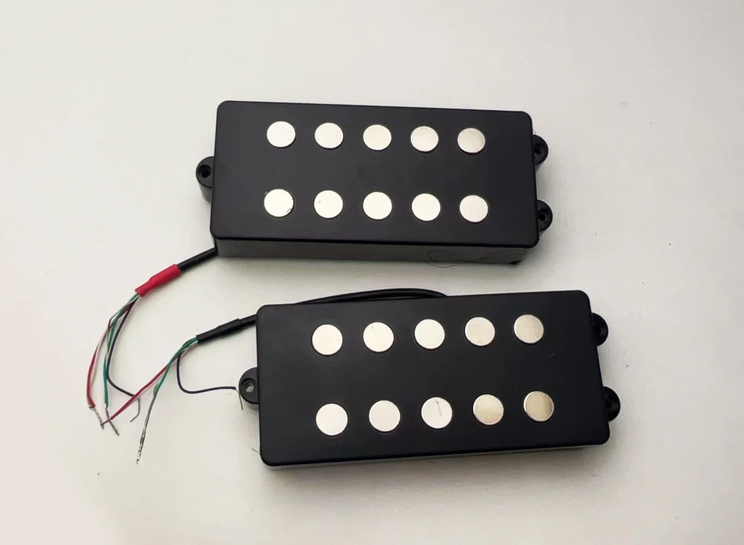 Black 5 String Open Type Bass Guitar Pickup Humbucker For Music Man Bass Coil Tap with 4 corewire