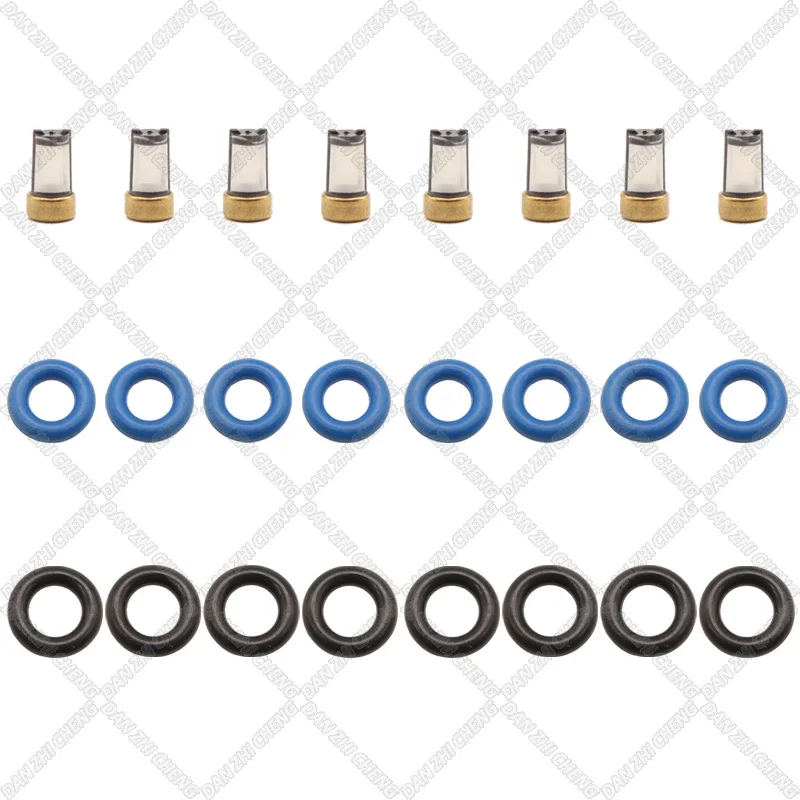 

8 set Fuel Injector Service Repair Kit Filters Orings Seals Grommets for Chinese Car Mini bus truck 28263842