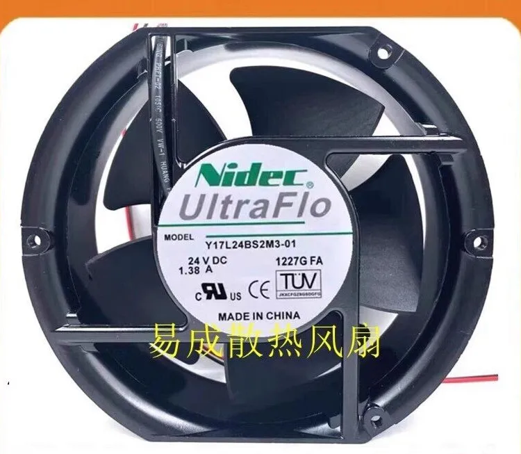 for-for-nidec-y17l24bs2m3-01-dc24v-138a-17cm-17251-large-airflow-inverter-fan