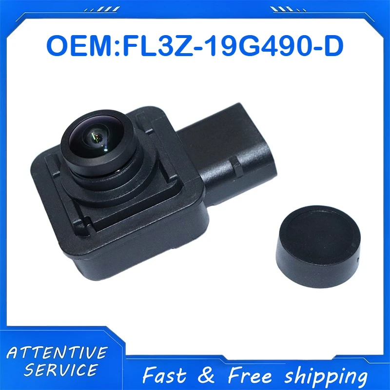FL3Z-19G490-B Rear View 170° HD Night Vision Backup Camera FL3Z-19G490-D Compatible with Ford F150 2015-2017