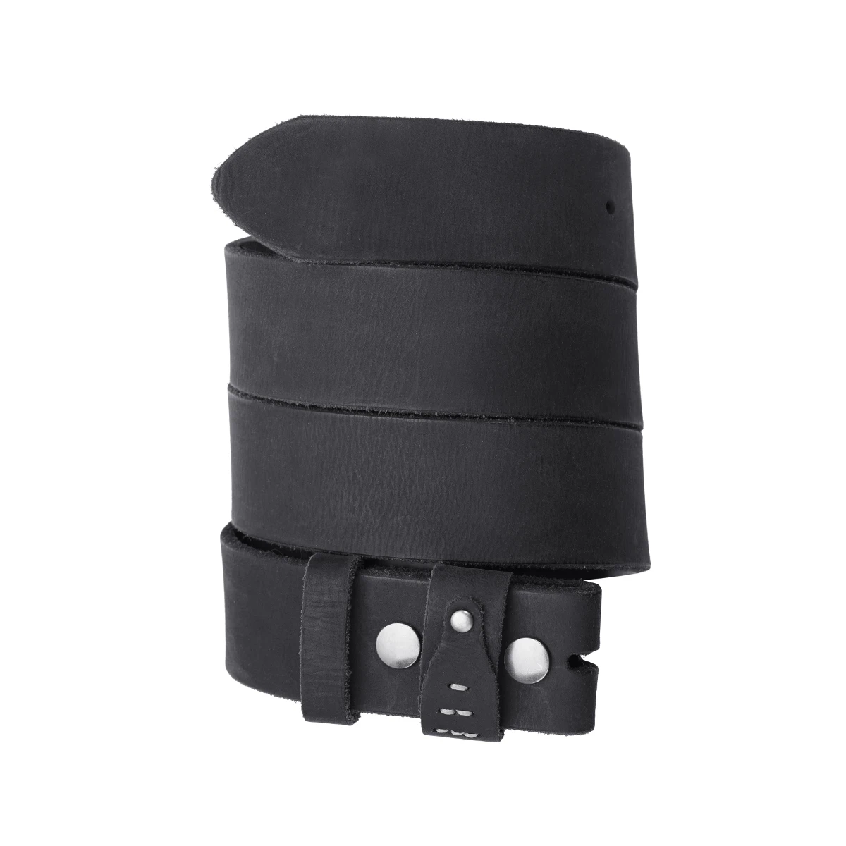 Retro 3,8 cm breiter Gürtel aus Rindsleder für Damen und Herren, Vintage, ohne Schnalle, lässiger Gürtel für den täglichen Gebrauch – Detail 2