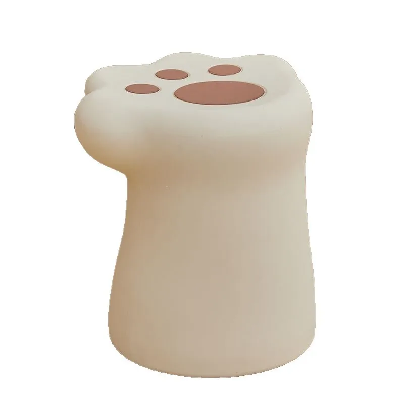 

Cream style advanced sense Internet celebrity light luxury French cat claw coffee table modern simple home storage cute