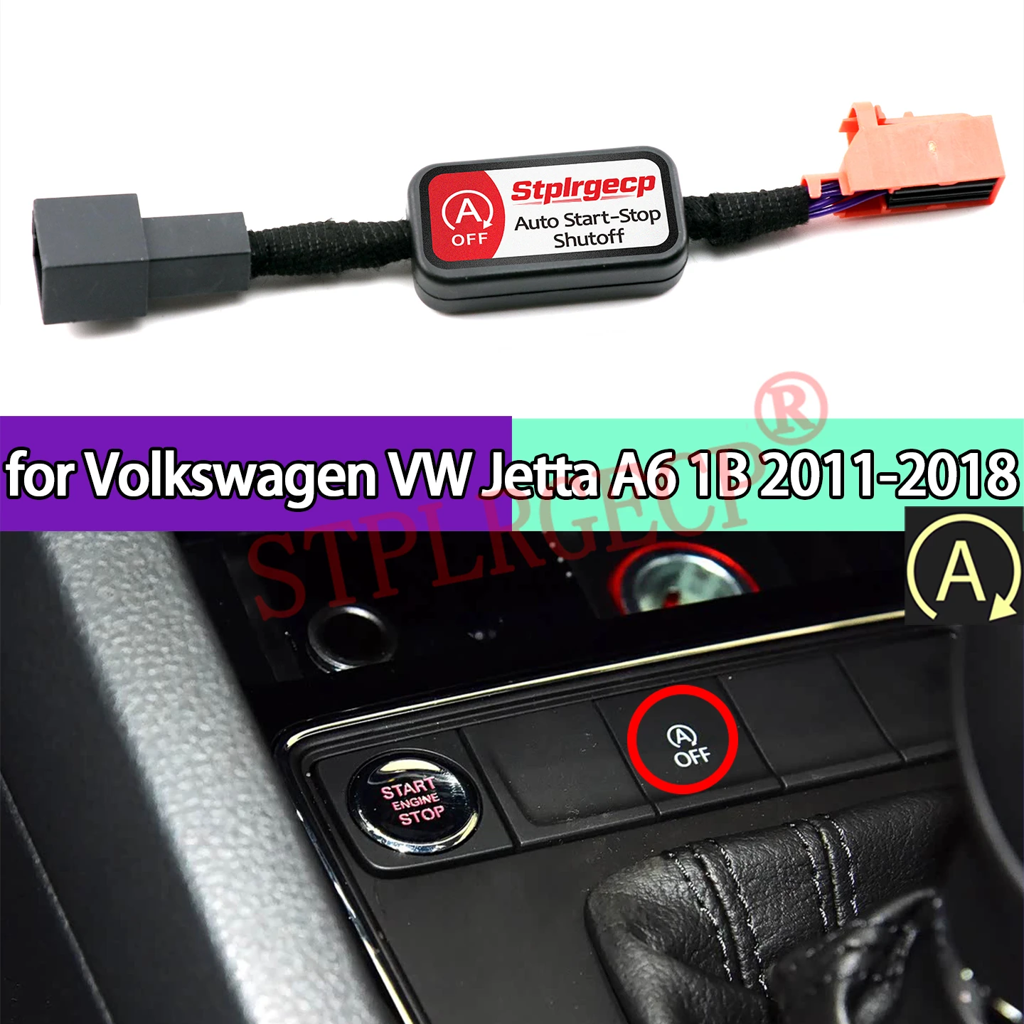 For Volkswagen VW Jetta A6 1B MK6 2011-2018 Car Automatic Stop Start Engine System Off Control Start Stop Canceler Cable