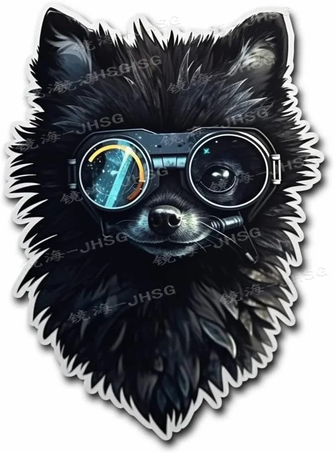 

Creative Car Stickers, Pomeranian Dogs, Vinyl Stickers, Exterior Decorations for Cars, Motorcycles, Laptops, Etc