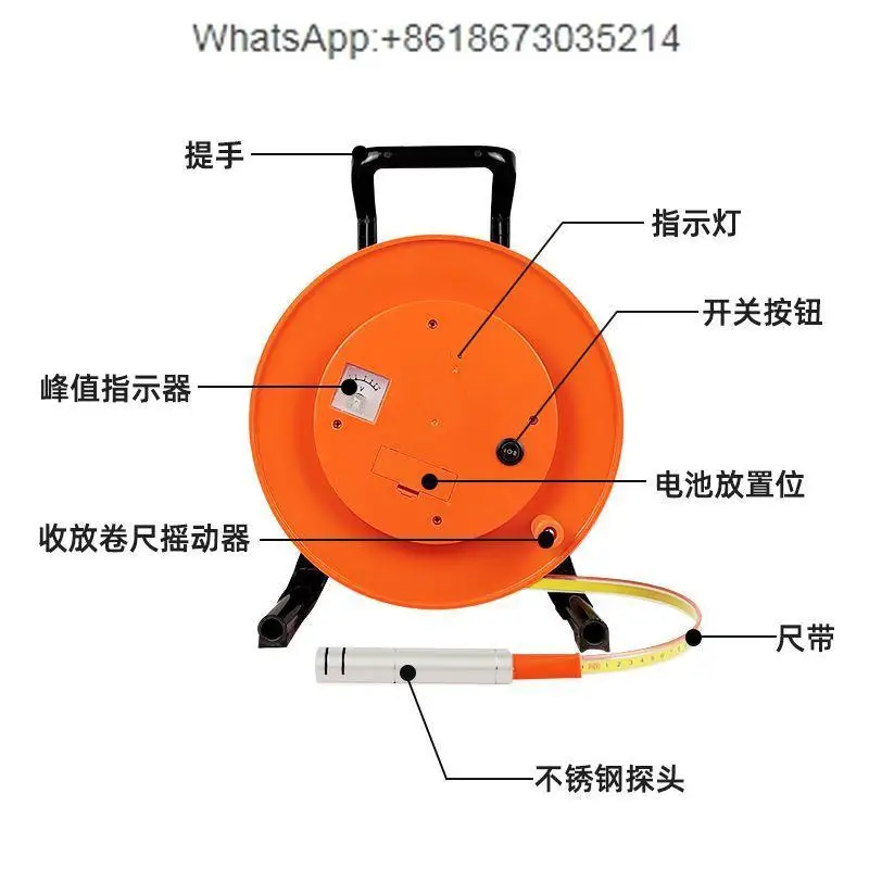 Steel Ruler Water Level Gauge for Reservoir Groundwater Monitoring Well Depth Sensor Accurate Measurement Tool