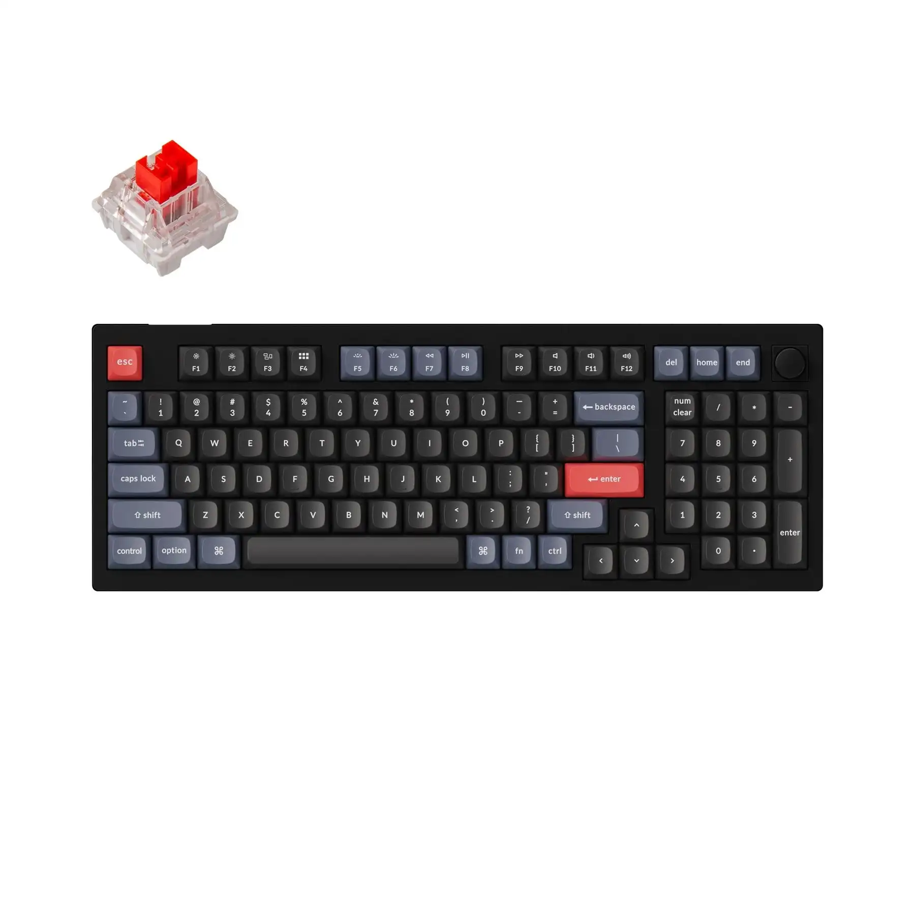 Imagem -01 - Keychron v5 Qmk Botão Totalmente Montado Personalizado tipo de Teclado Mecânico-c Prendido Keychron k Pro Interruptor Rgb Backligt Pbt Keycaps keychron v5 qmk botao totalmente montado personalizado tipo de teclado mecanico c prendido keychron k pro interruptor rgb backligt pbt keycaps 01