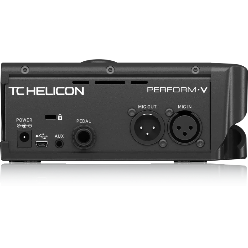 TC Helicon Perform-V Electric Acoustic Folk Guitar Keyboard Vocal Harmony Effector including 4 Reverb, 4 Echo, and 4 Double type