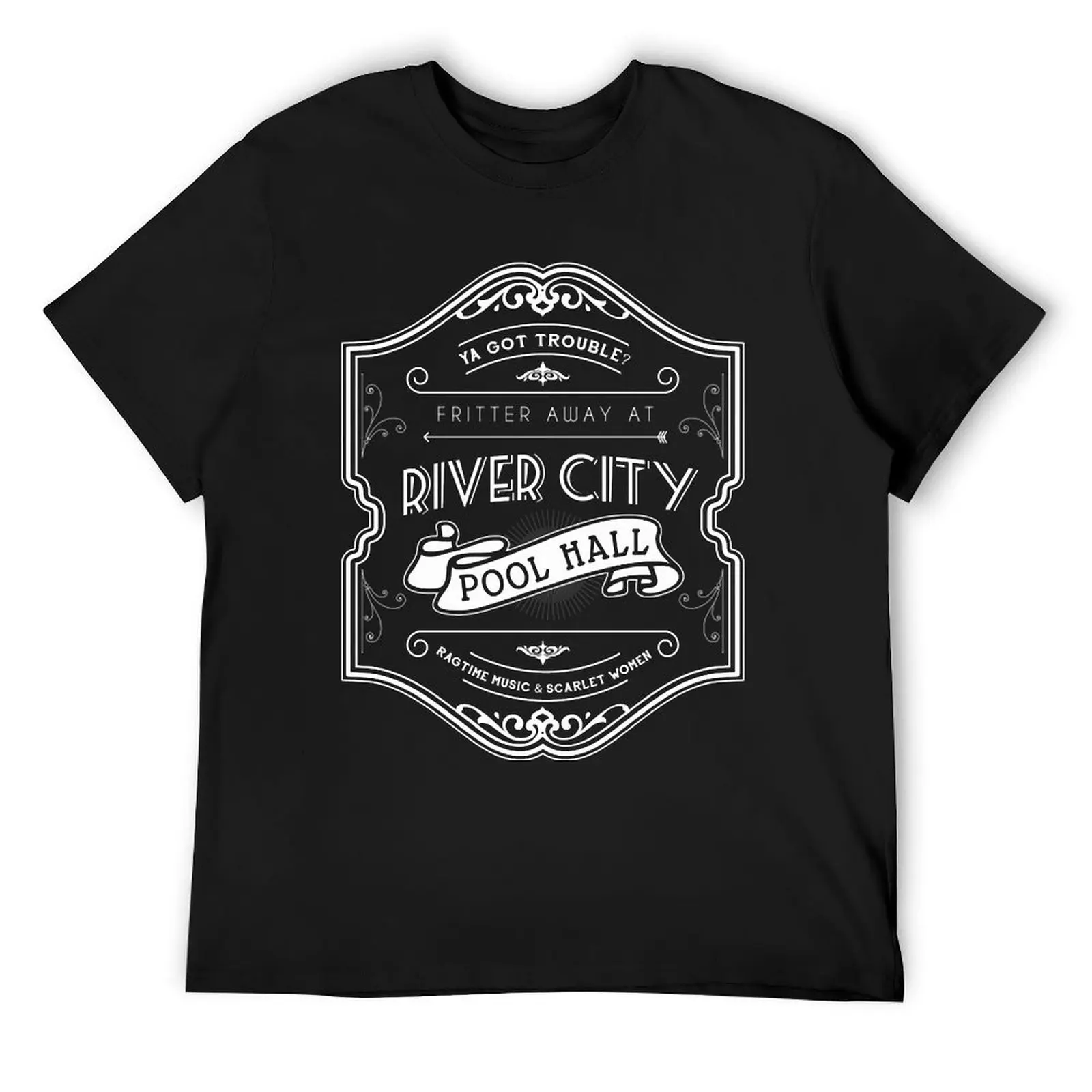 

River City Pool HallThe Music Man homage T-Shirt shirts graphic tees kawaii clothes funny shirt cotton anime shirts men