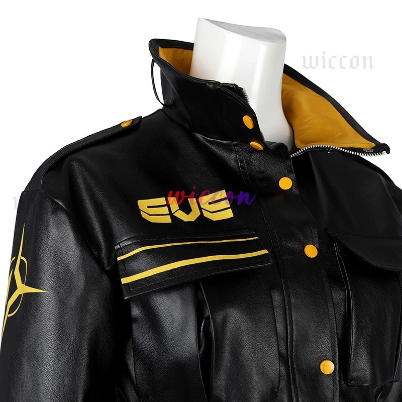 حواء النساء المغامر تأثيري حلي لعبة Stellar بليد فانتازيا ملابس أقراط شعر مستعار هالوين كرنفال لعب الأدوار بدلة تنكرية