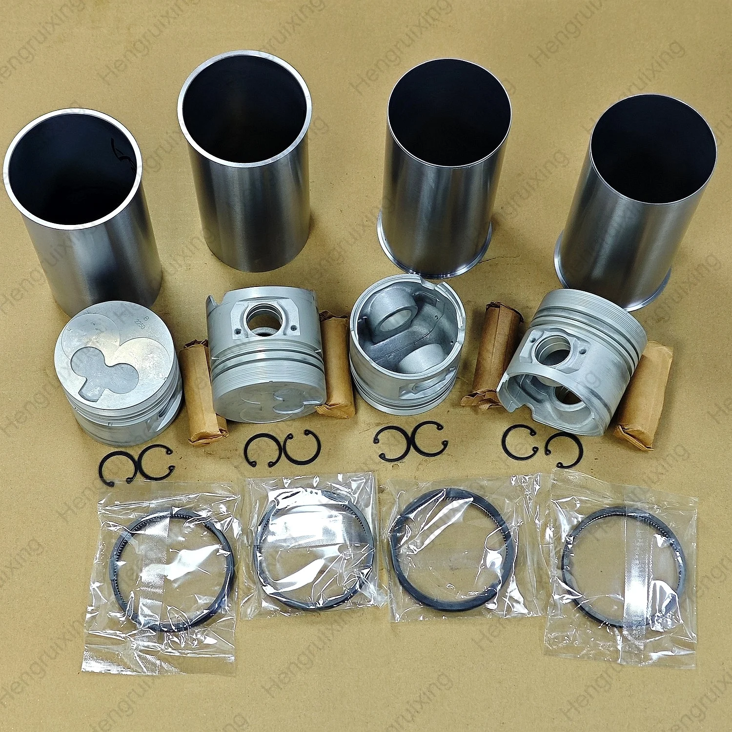 

C240 Diesel Engine Parts New Standard Cylinder Liner Kit Piston Set Rings Sleeves Models Z5878105362 5878132810 8941049490