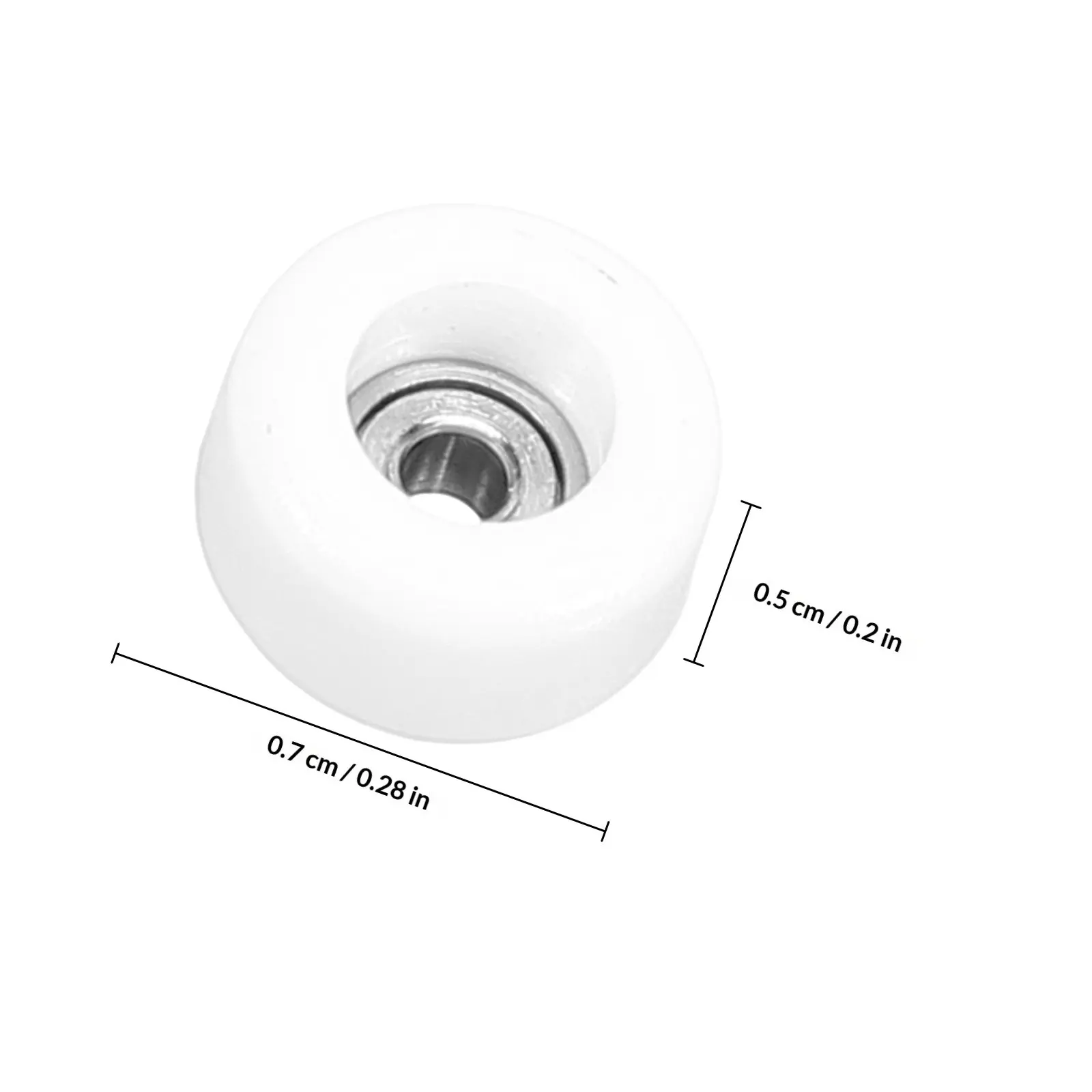 4pcs Finger Skateboard Wheels for Kids & Adults – Durable Plastic & Stainless Steel, Coordination Training Toy