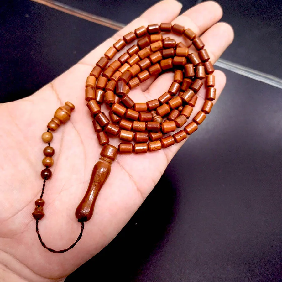 2026 new Tasbih Natural kuka 99 beads misbaha small size prayer beads Eid gift arabic fashion accessories on hand