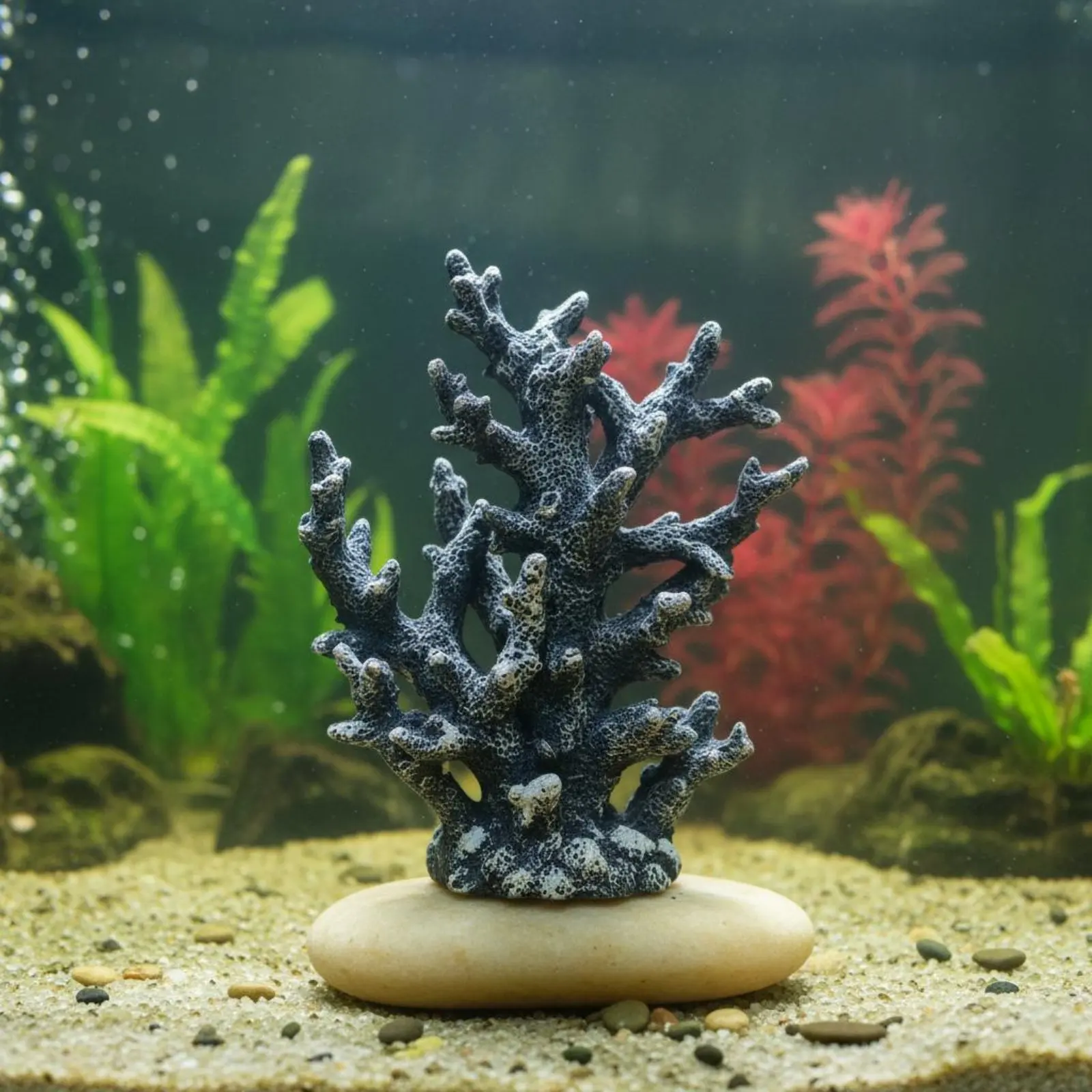 Decoración artificial rama oceánica resina acuario – Bajo mantenimiento - imagen 5