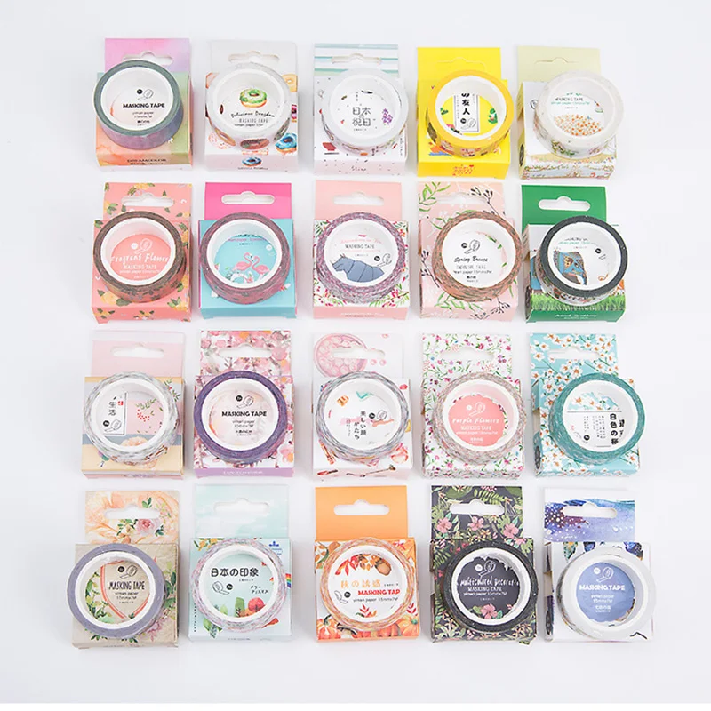Washi Tape Diy Scrapbooking Papier Sticker Label Masking Tape Album Dagboek Decoratie Briefpapier Tapes