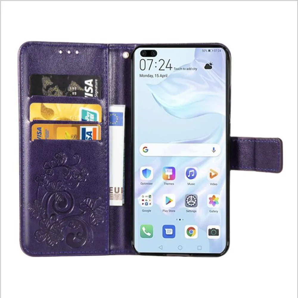 Luxury Leather Wallet Phone Case For Alcatel 1A 1 (2021) 1B 5\