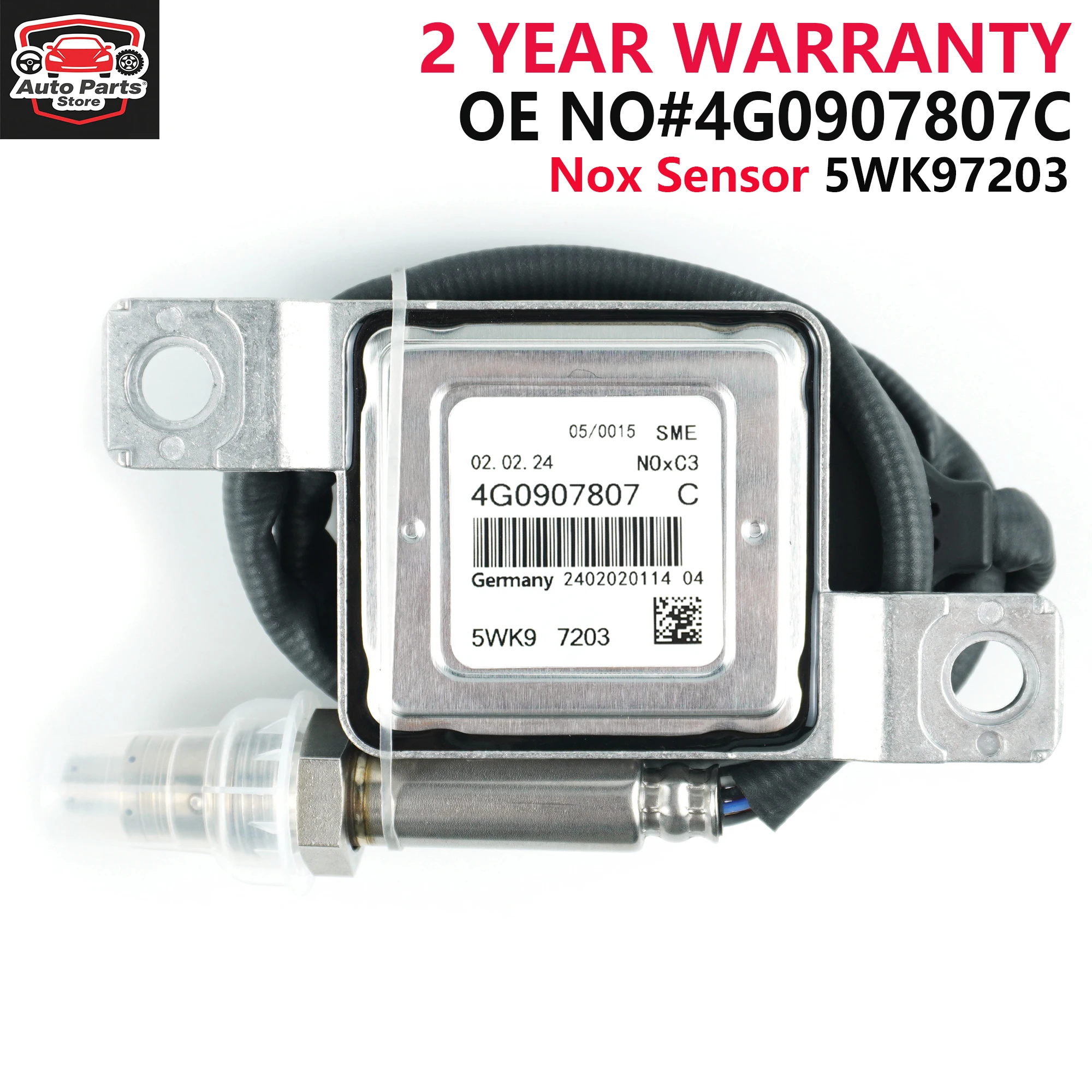 

New Nitrogen Oxide Sensor NOX Sensor 4G0907807C 5WK97203 5WK9 7203 For vw Audi A6 S6 A7 S7 4G 3.0TDI Quattro Diesel