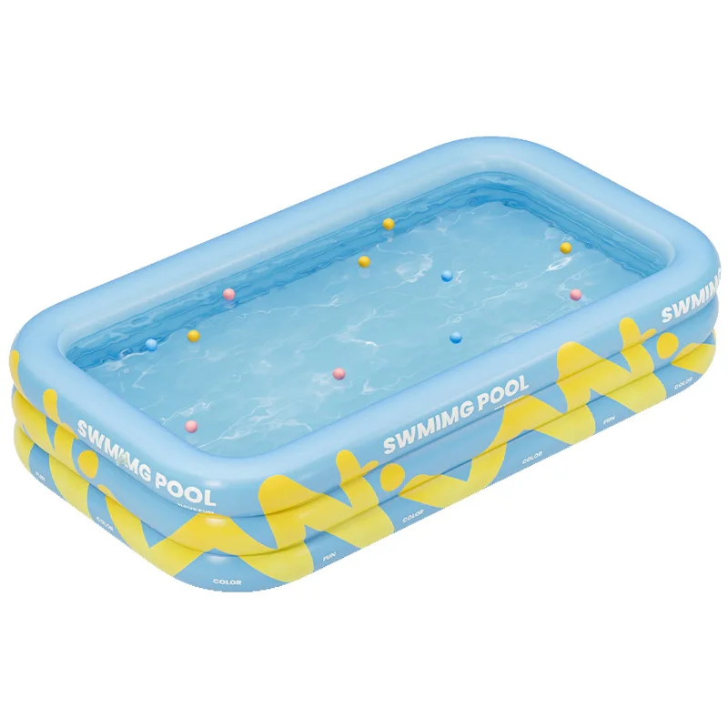 Inflatable swimming pool, thickened, household bracket pool, outdoor folding pool, inflatable sand pool