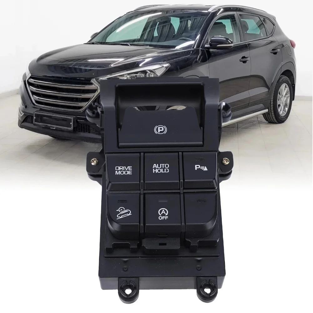 

Electronic Parking Brake Switch 93300D3010 93300D30104X Suitable For Hyundai For Tucson 2016-2020 Plastic Black Car Accessories