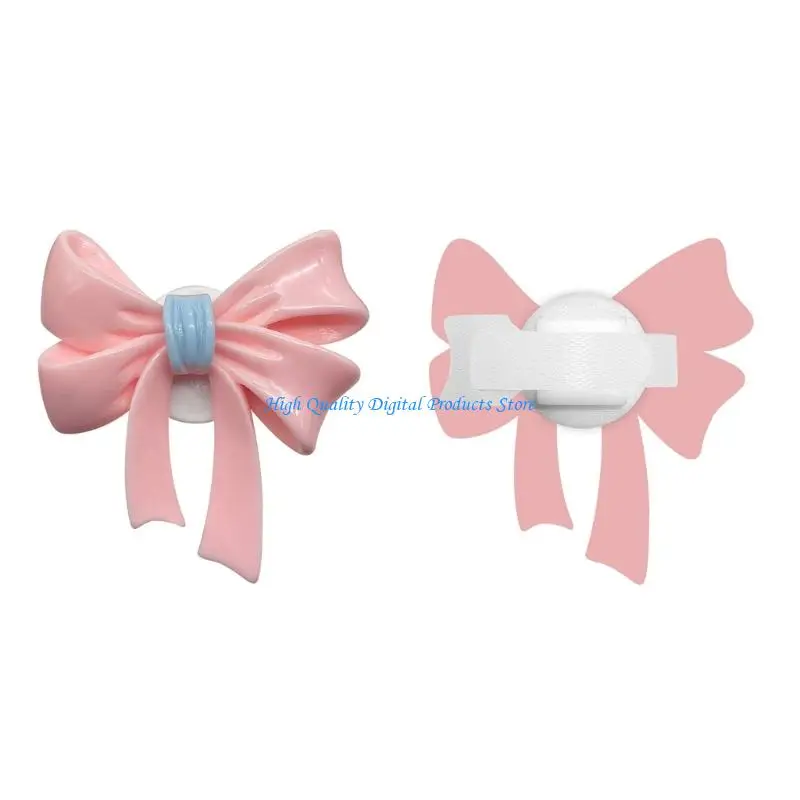 U2JE Elegant Resin Butterfly Bows Headband Decors Perfect For Customizing Headphone